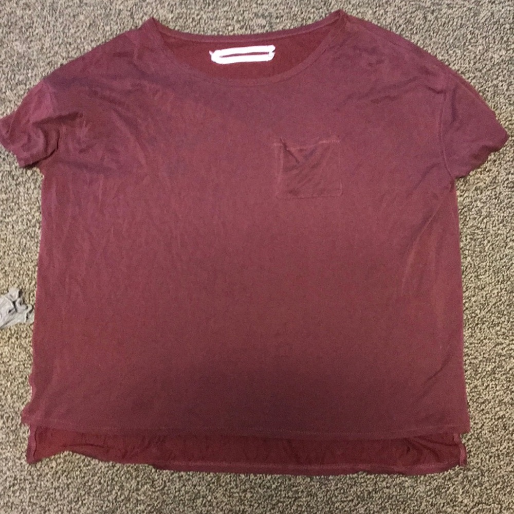 Burgundy Tee